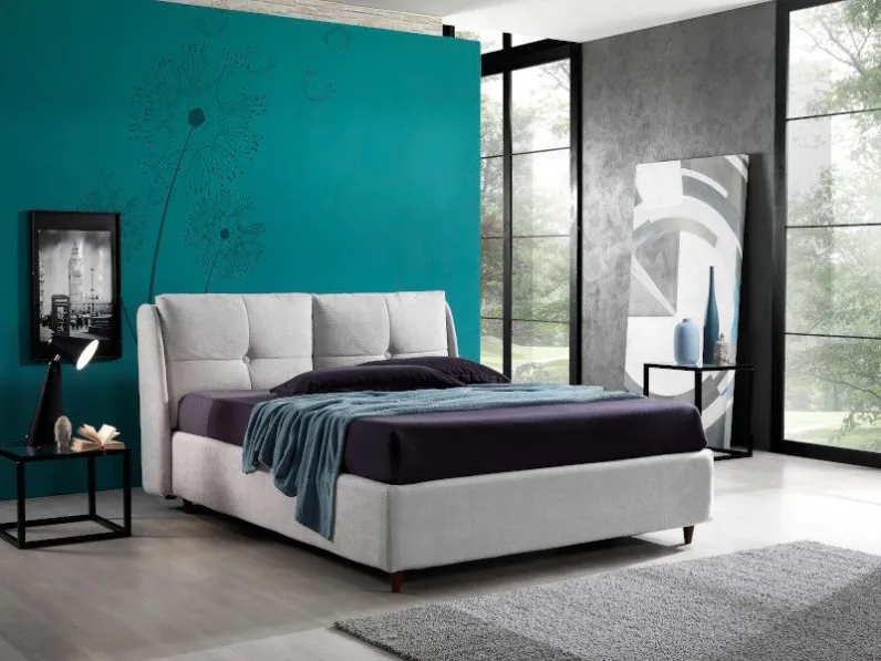 Letto matrimoniale Letto capalbio Hoppl con uno sconto IMPERDIBILE