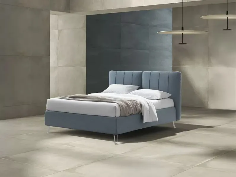 Letto matrimoniale con contenitore Letto contenitore con tastiera Artigianale a prezzo scontato