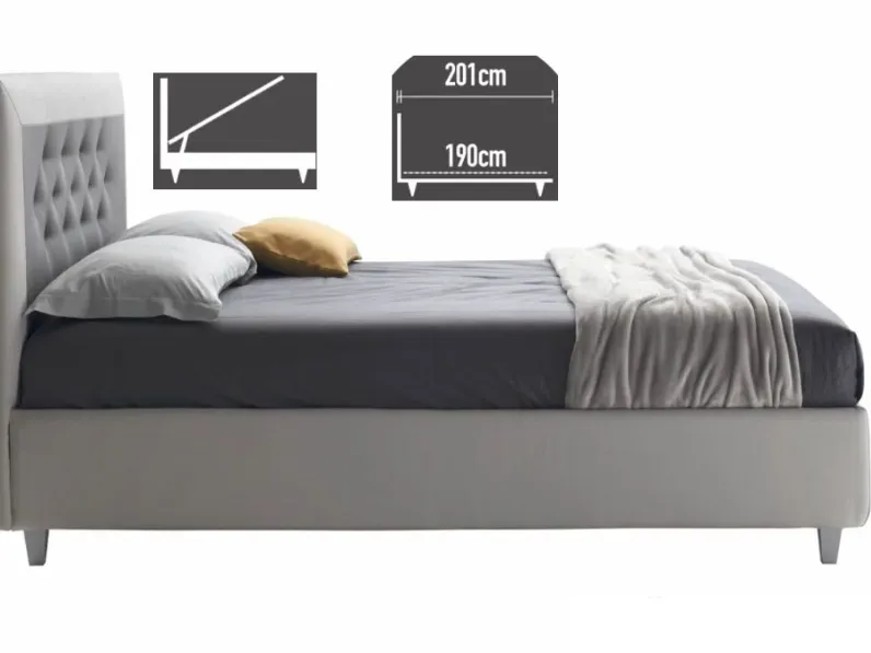 Letto contenitore pronta consegna  Md work in OFFERTA OUTLET