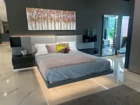 Letto moderno con piedini Letto ecletto Sangiacomo a prezzo scontato