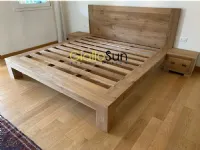 Letto design con giroletto Letto etnico teak Outlet etnico a prezzo ribassato