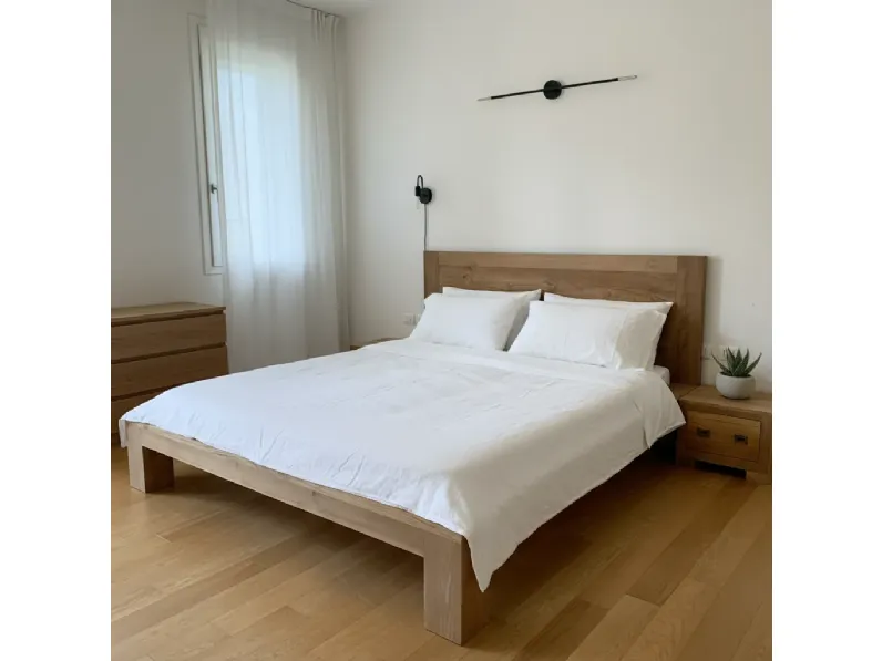 Letto design Letto etnico teak Outlet etnico scontato 29%