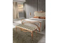 LETTO Letto in ferro color rame e pelle luxury  Md work in OFFERTA OUTLET - 45%