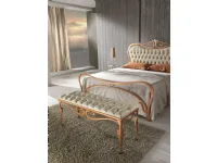 Letto Letto in ferro color rame e pelle luxury  Md work SCONTATO a PREZZI OUTLET