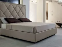 Letto design con contenitore Letto in pelle con contenitore Md work a prezzo scontato