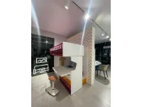 Letto singolo con cassetti Letto level Moretti compact camerette a prezzo ribassato