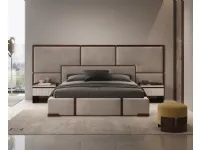 Letto Letto luxury maxi acciaio vellutodi Md work scontato del 30%