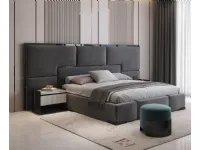 Letto Letto luxury maxi acciaio vellutodi Md work scontato del 30%