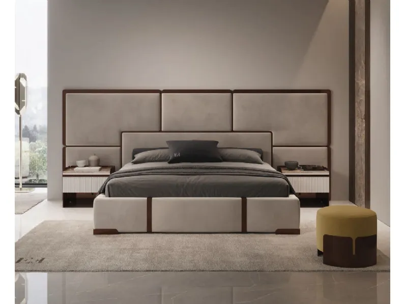 Letto Letto luxury maxi acciaio vellutodi Md work scontato del 30%