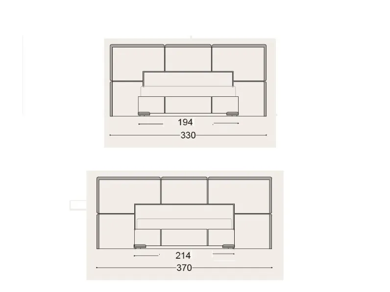 Letto design con giroletto Letto luxury maxi acciaio velluto Md work a prezzo ribassato