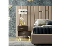 Letto design con giroletto Letto luxury maxi testata Md work a prezzo scontato