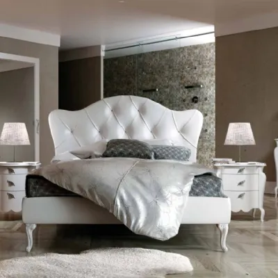 LETTO Letto matr. mod.ingrid sagomato.in promo sconto 50% Eurodesign SCONTATO