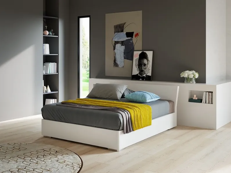 Letto Letto-matrim. mod.colorado con box-cont.-scontato del 50% Giessegi SCONTATO 50%