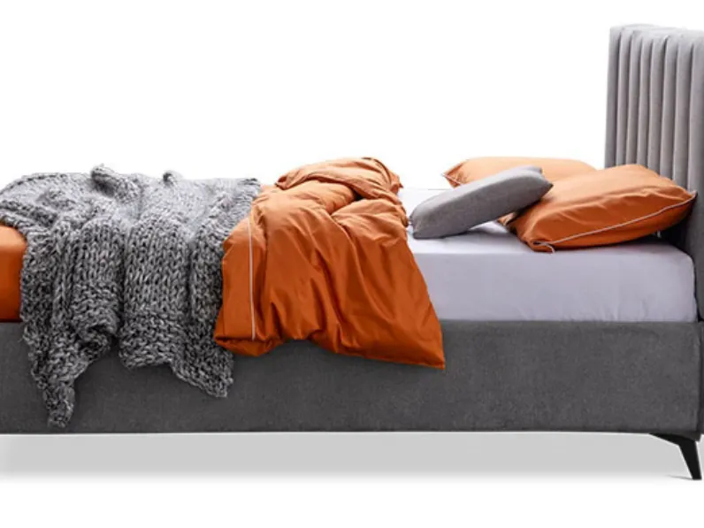 Letto moderno Letto matrimoniale do con contenitore Artigianale scontato 40%