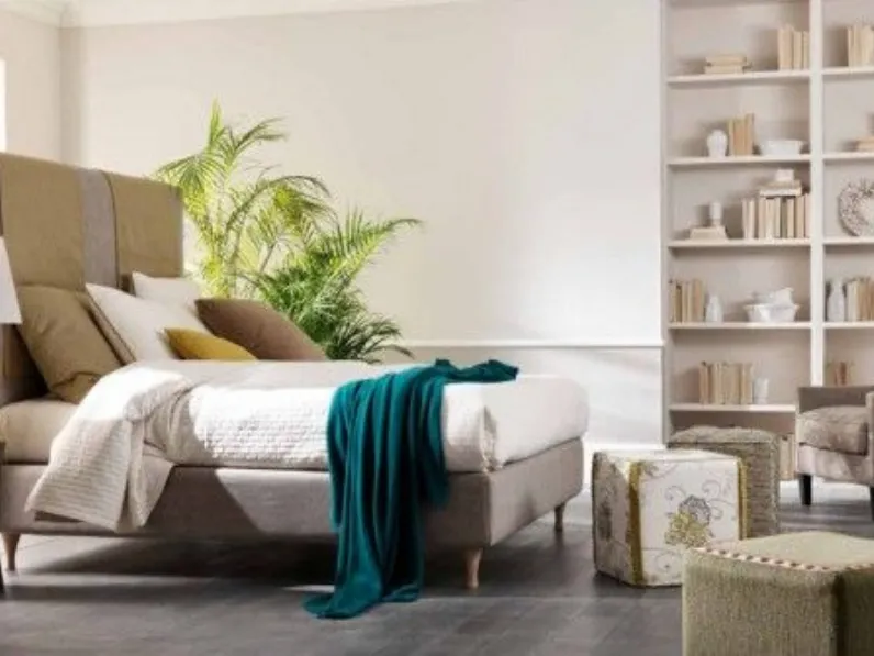 Letto matrimoniale girasole 50 luxury made in italy  Md work a PREZZI OUTLET