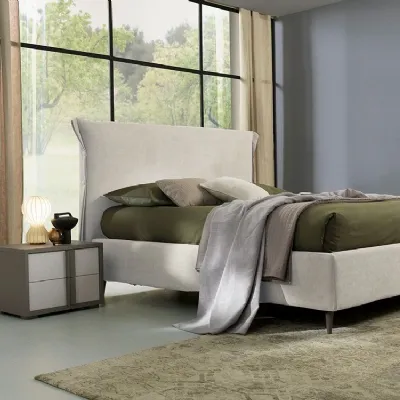 LETTO Letto matrimoniale mod.milano con box-contenitore in promo-sconto del 35% Gierre mobili a PREZZI OUTLET