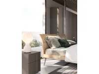 Letto moderno con giroletto Letto matrimoniale modello loge Orme a prezzo ribassato