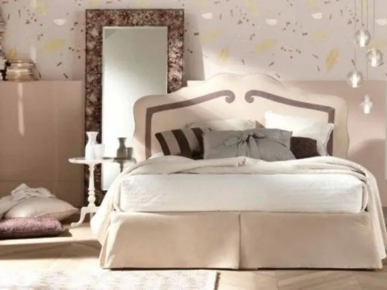 LETTO Letto matrimoniale viola 50 luxury made in italy Md work SCONTATO