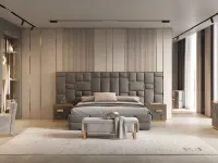 Letto Letto maxi velluto acciaio di Md work scontato del 31%