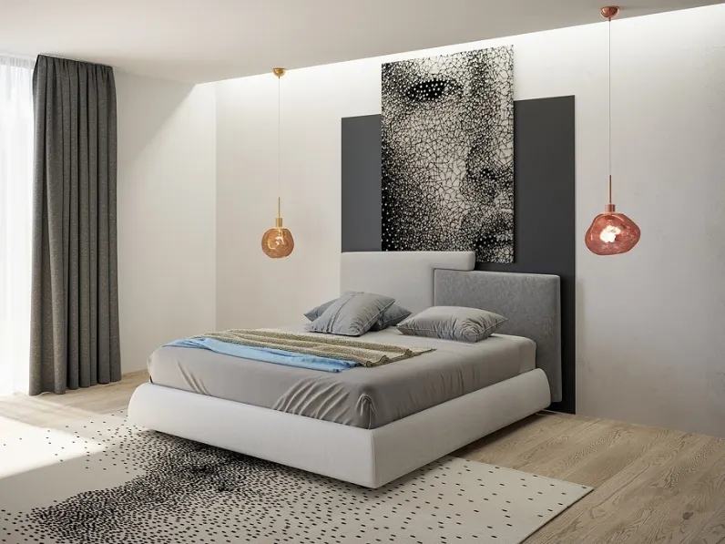 LETTO Letto mod. cherie di giessegi con contenit. scontato del 50% Giessegi in OFFERTA OUTLET