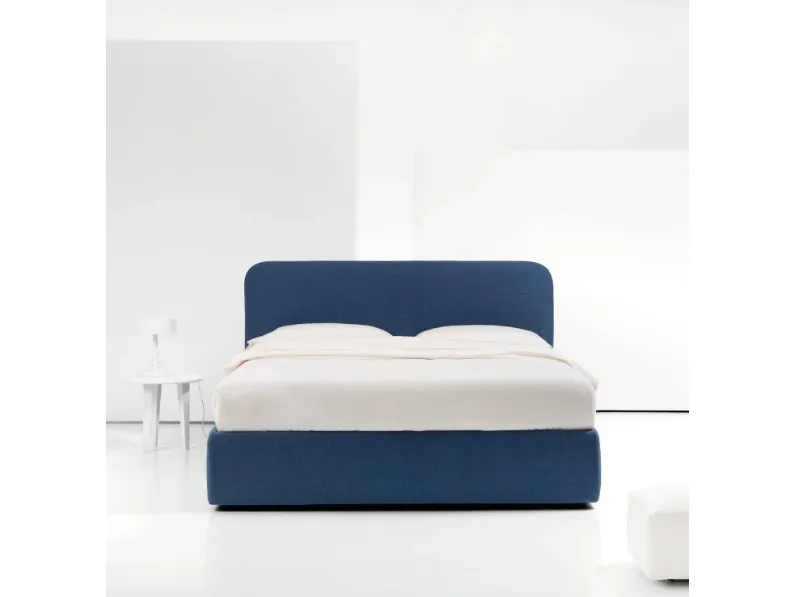 Letto design con contenitore Letto mod eris Artigianale a prezzo ribassato