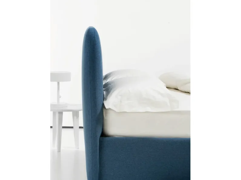 Letto design con contenitore Letto mod eris Artigianale a prezzo ribassato