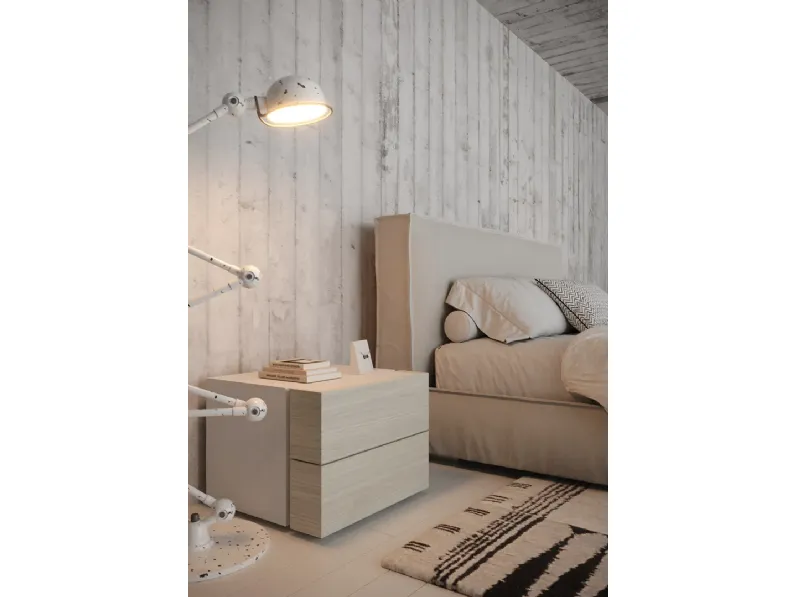Letto matrimoniale con contenitore Letto mod.sand di giessegi con  contenitore scontato del 30% Giessegi a prezzo ribassato