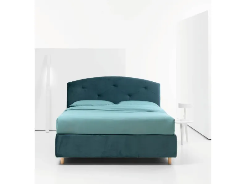 Letto moderno con contenitore Letto mod saturno Artigianale a prezzo scontato