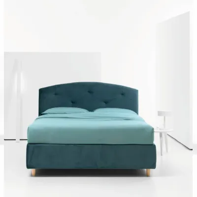Letto moderno con contenitore Letto mod saturno Artigianale a prezzo scontato