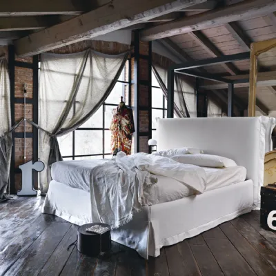 LETTO Letto noctis chlo matrimoniale Noctis in OFFERTA OUTLET - 40%