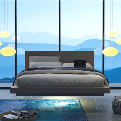 Letto moderno Letto nova fly art 1401 tp Mobilificio bellutti scontato 33%