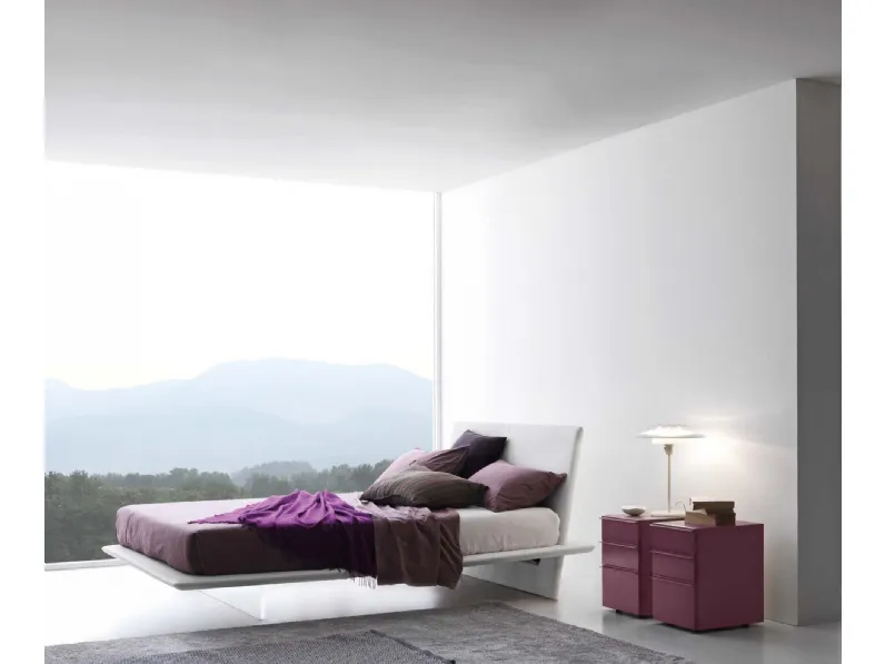 Letto matrimoniale con gambe Letto plana Presotto a prezzo ribassato