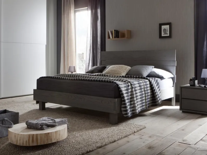 LETTO Letto rovere massello Artigianale in OFFERTA OUTLET