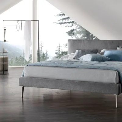 Letto imbottito con giroletto Letto sanderV&nicea prezzo scontato