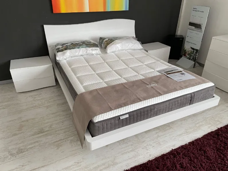 Letto matrimoniale con giroletto Letto santa lucia melaminico melaminico scontato Santalucia a prezzo scontato