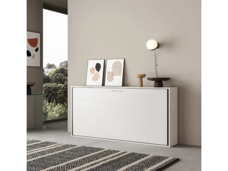 Letto moderno Letto singolo a scomparsa completo di materasso Md work scontato 37%