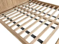 Letto matrimoniale design Letto testata borg Outlet etnico a prezzo scontato