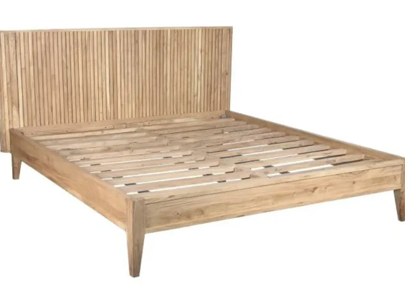 Letto matrimoniale design Letto testata borg Outlet etnico a prezzo scontato