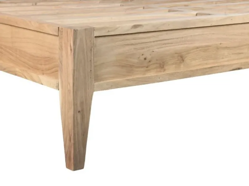 Letto matrimoniale design Letto testata borg Outlet etnico a prezzo scontato