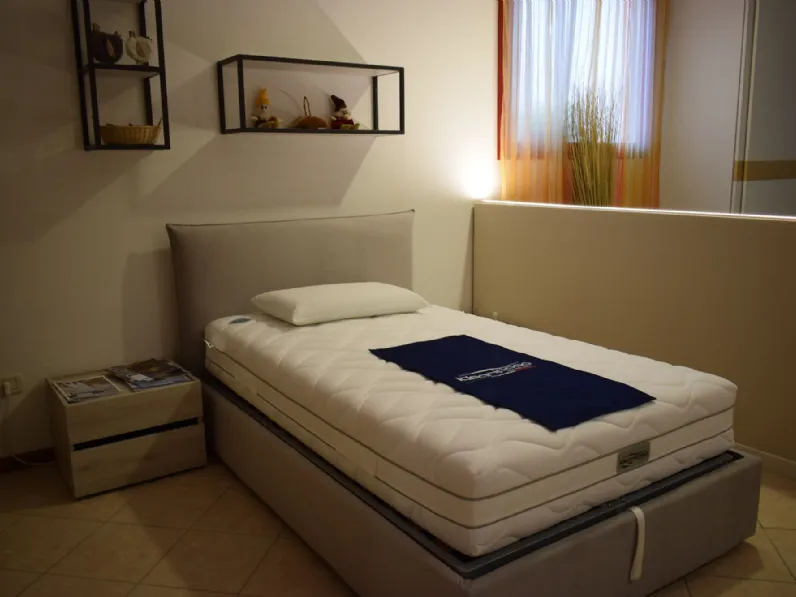 Letto piazza e mezzo con contenitore Letto web Zg mobili a prezzo scontato