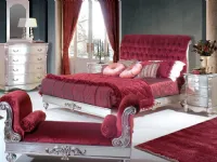 Letto Luxury fogia laccato venziano 700 Md work SCONTATO a PREZZI OUTLET