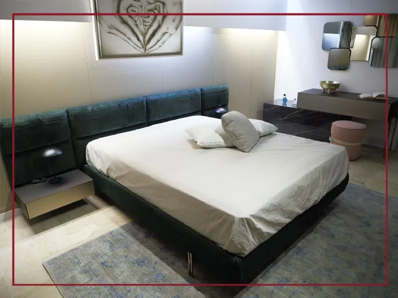 Letto Materia 261 di passione italiana Artigianale SCONTATO a PREZZI OUTLET