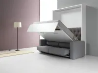Letto moderno a scomparsa Traccia 160 Artigianale a prezzo scontato