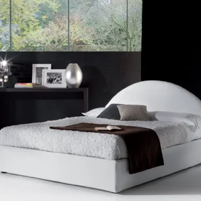 Letto design con contenitore Gravity Artigianale a prezzo scontato