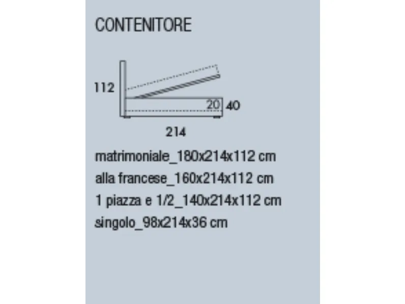 Letto matrimoniale Biancaneve Nefi con un ribasso del 50%