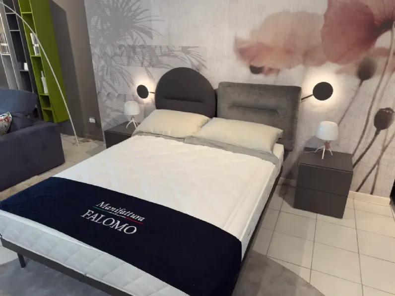 Letto matrimoniale con pediera Bishape Caccaro a prezzo ribassato