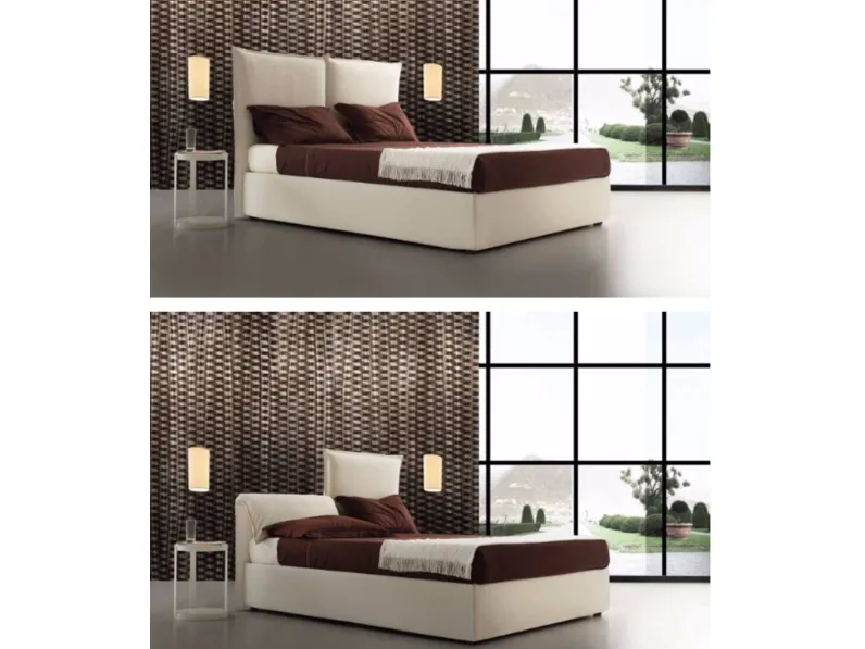 Letto matrimoniale con contenitore Branco Artigianale a prezzo ribassato