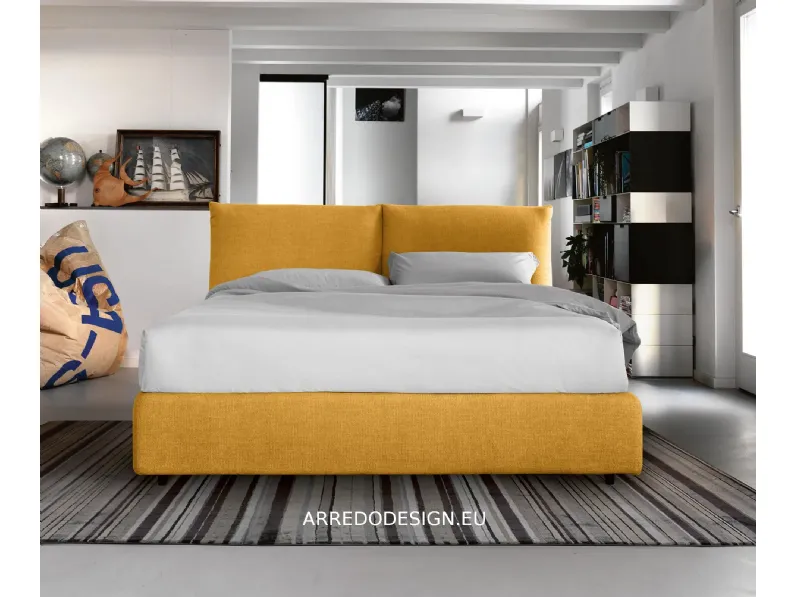 Letto imbottito con contenitore Bridge�Noctis�a prezzo ribassato