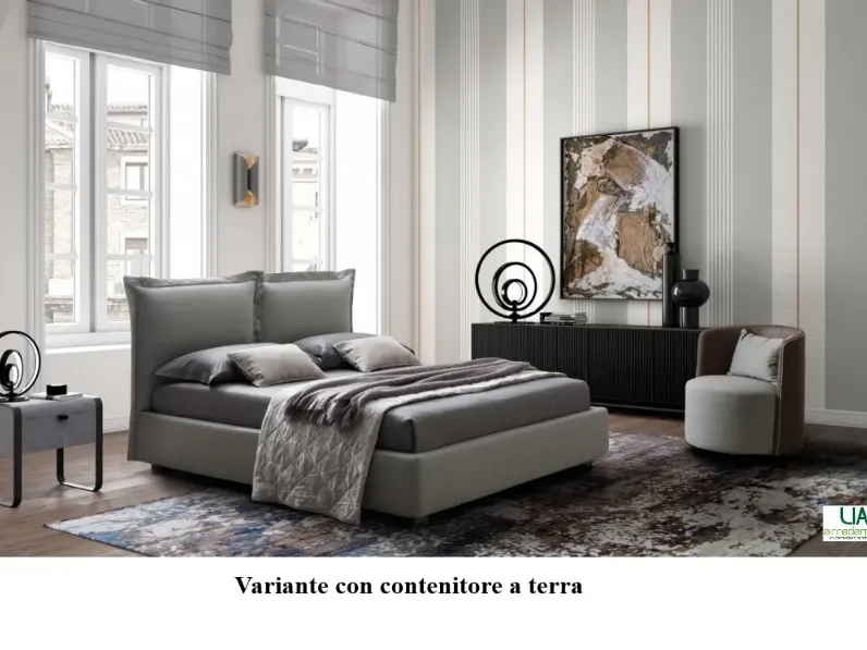 Letto matrimoniale moderno Catlin Le comfort a prezzo scontato