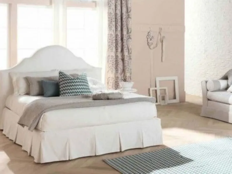Letto matrimoniale classico Letto matrimoniale giglio  50 luxury made in italy Md work a prezzo scontato